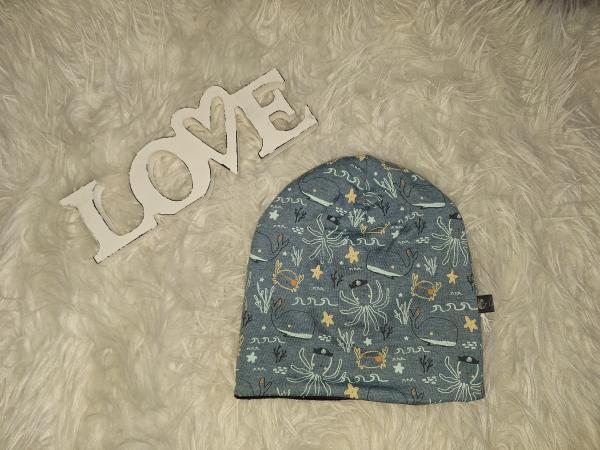 Beanie Kopfumfang 46-48cm "Meerestiere"